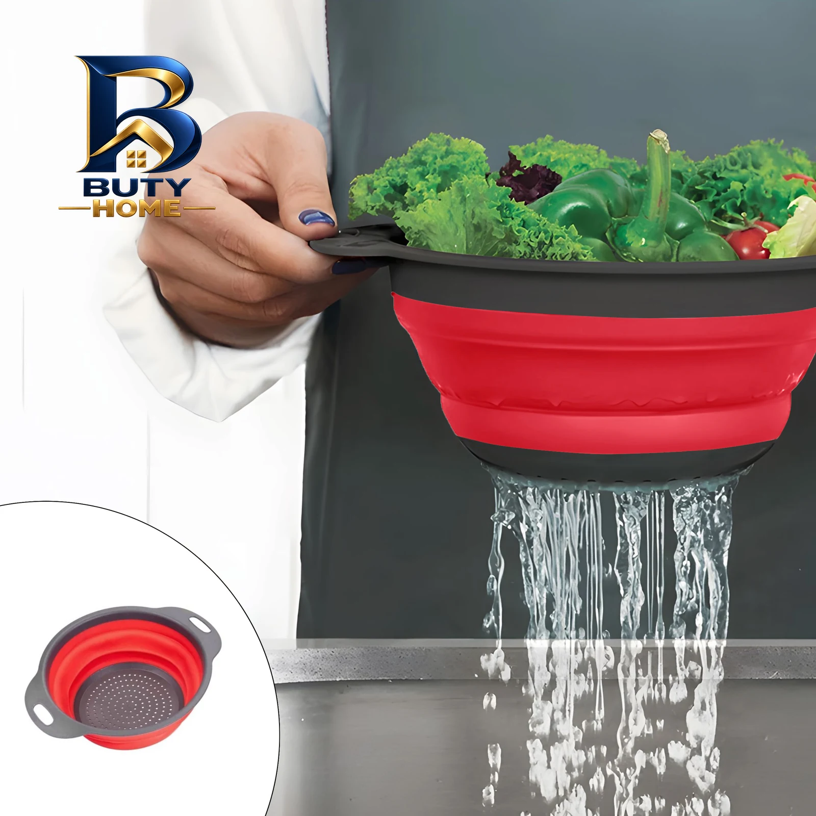 آبکش هوبی لایف مدل تاشو با طراحی کاربردی