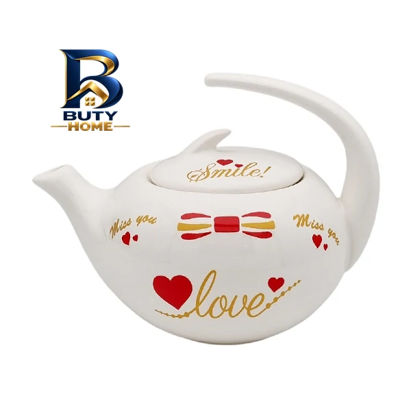 قوری ارکیده مدل 11213xlove با گنجایش 600 میلی لیتر