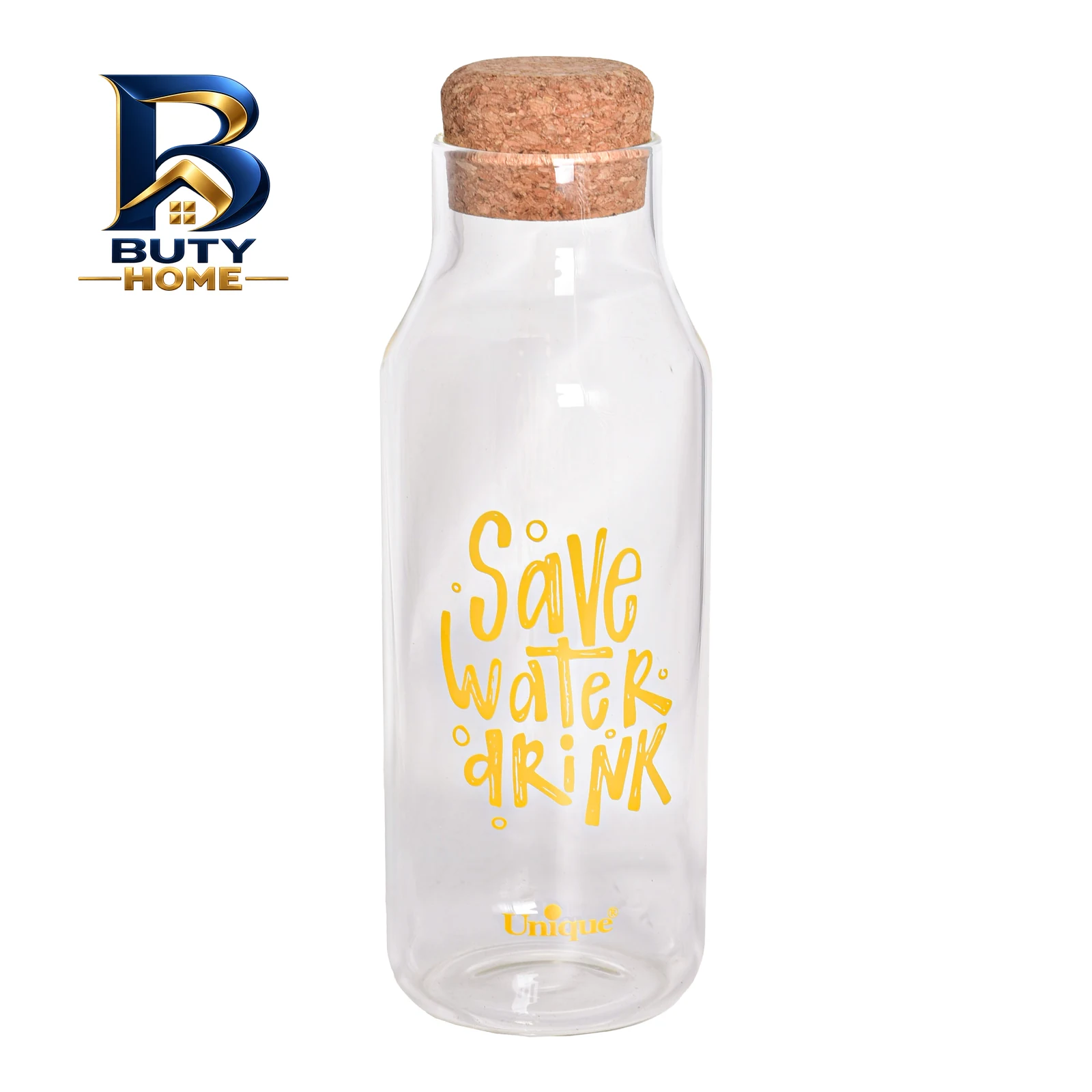 بطری آب یونیک طرح save water کد 3071 با گنجایش 1.03 لیتر