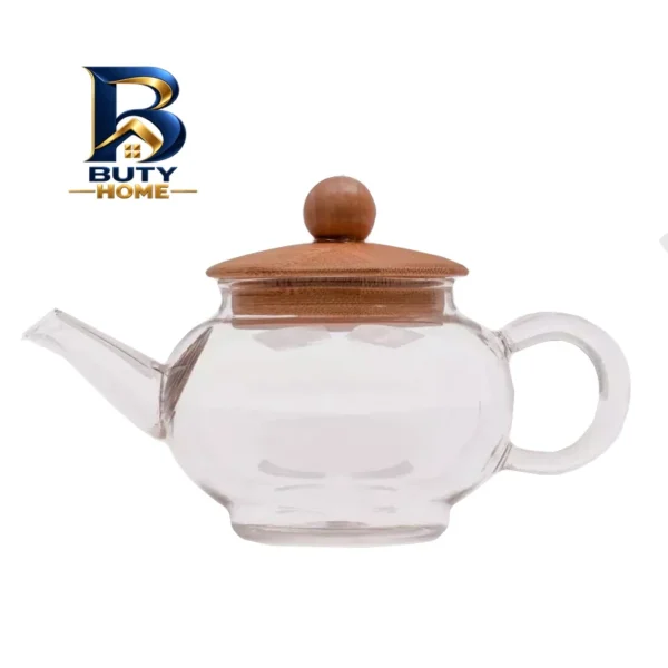 قوری زعفران مدل پیرکس با طراحی زیبا