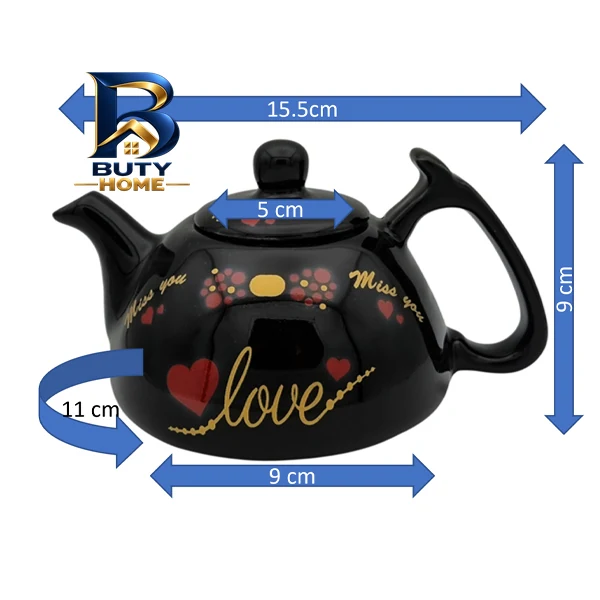 قوری لاله مدل کد 11171xlove با گنجایش 350 میلی لیتر