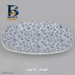 سرویس غذاخوری ۲۷ پارچه ۶ نفره چینی زرین ایران مدل کواترو ورنیکا باکیفیت