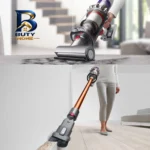 جارو شارژی عصایی دایسون مدل V۱۰ Absolute با باتری لیتیوم یونی، فیلتر HEPA و ۲ سری نظافتی Motorbar Soft roller اصل