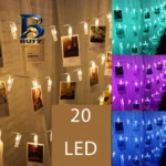 ریسه ال ای دی مدل گیره عکس کد 20 با طول 4.5 متر
