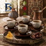 ست فنجان و نعلبکی ۸ پارچه ۴ نفره مدل موکا