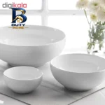 ست کاسه ۱۳ تکه چینی زرین ایران سری ایتالیا اف مدل سمن باکیفیت