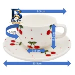 سرویس قهوه خوری ۴ پارچه دو نفره مدل زرین کد ۲۴۳۵P۴xalb اصل