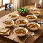کاسه آبگوشت خوری پارس اپال مدل لب طلا بسته ۶ عددی