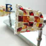 چراغ آینه ای دو شعله کریستالی مدل بالا کد 9638