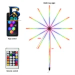 چراغ تزئینی دیواری RGB-Smart با طرح آتش بازی