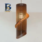 چراغ آویز مدل چوبی کد L۴ اصل