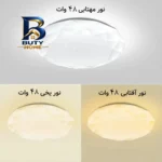 چراغ سقفی منشوری ۳۶ وات پارس شهاب مدل سپهر