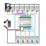 ریموت کنترل ریموتی ۱۲ کانال سیملس مدل PN۱۴۹۵ اصل