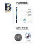 ریسه ال ای دی استریپ لایت مدل 5050SMD به طول 5 متر