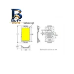 چیپ ال ای دی 0.5 وات مدل 5730 3V 0.5W بسته ۱۰ عددی
