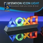 چراغ رومیزی طرح آیکون پلی استیشن 5 مدل Playstation Heritage