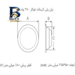 پنل ال ای دی ۲۸ وات مدل بروکس GP-Bi