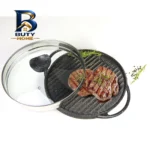 تابه گریل چدن نالینو با در پیرکس و قابلیت