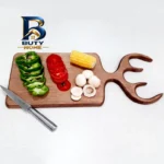 تخته گوشت چوبی طرح شاخ گوزنی مدل کد 01