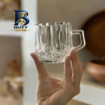 فنجان بلور و شیشه اصفهان مدل هایلین بسته 6 عددی