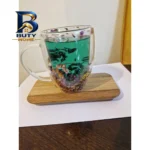لیوان مدل دوجداره طرح گل کد MA۰۰۱ اصل