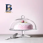 کیک خوری شیشه ای ایکیا مدل ARV-BROLLOP