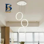 لوستر آویز شاهان تک مدل three rings