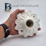 چراغ دیواری و سقفی ۱ شعله مدل گچبری کد Decorative 01