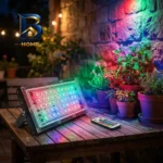 پروژکتور 50 وات نوراک مدل RGB ریموات دار چند رنگ
