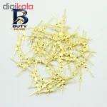 گیره لوستر طرح پاپیون مدل nik کد 9821 بسته ۲۰۰ عددی