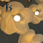 لوستر مدرن سقفی مدل خامه ای small 01