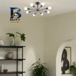 چراغ آویز سقفی مدل مدرن هشت شعله زیبا
