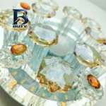 چراغ سقفی زد اف آر مدل کریستالی سه حالته کد 6880