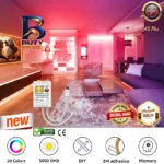 ریسه ال ای دی مدل As plus RGB۴۴ key طول ۵ متر اصل