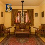 چراغ آویز تک شعله مدل شاهان WOOD 6