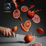 سرویس چاقو آشپزخانه ۹ پارچه جی فی نی مدل R.G.B.۹ اصل
