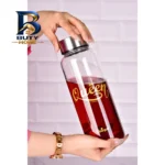 بطری شیشه ای یونیک با طرح queen کد 3052