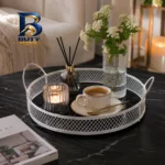 سینی دسته دار کد Mn-۷ سایز ۲۸*۲۸ سانتی متر اصل