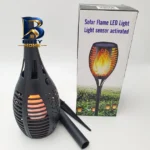 چراغ خورشیدی باغی سولونیکس مدل مشعل