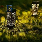 چراغ خورشیدی باغی مدل مکعب