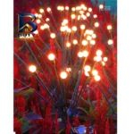 چراغ خورشیدی پارکی مدل شب تاب SP مجموعه 2 عددی