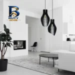 لوستر مدل چراغ آویز چوبی کد L۱۷ اصل