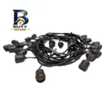 سرپیچ لامپ مدل ریسه کد ۲۰X پایه E۲۷ طول ۱۰ متر اصل