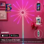 چراغ تزئینی دیواری RGB-Smart با طرح آتش بازی