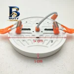 چراغ سقفی ال ای دی 12 وات دیپلمات مدل زنبوری فنر سایزشو طرح توکار