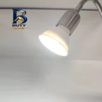 چراغ دیواری مدل خرطومی فلزی ثابت با طرح بالا تابلویی
