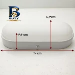چراغ حیاطی ۲۲ وات نیرو الکتریک مدل واترپروف IP۶۶ طرح روکار بیضی اصل