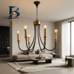 لوستر ۶ شعله شاهان تک مدل ۶ASA.B.G۱ اصل
