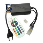 ریسه ال ای دی RGB مدل شلنگی طول 1 متر به همراه ریموت