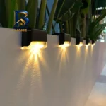 چراغ خورشیدی پارکی مدل Solar Deck بسته 4 عددی